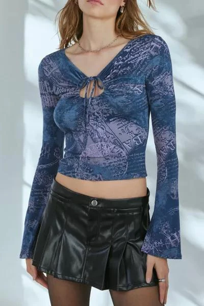 Silence + Noise Silence + Noise Sierra Keyhole Long Sleeve Top 2