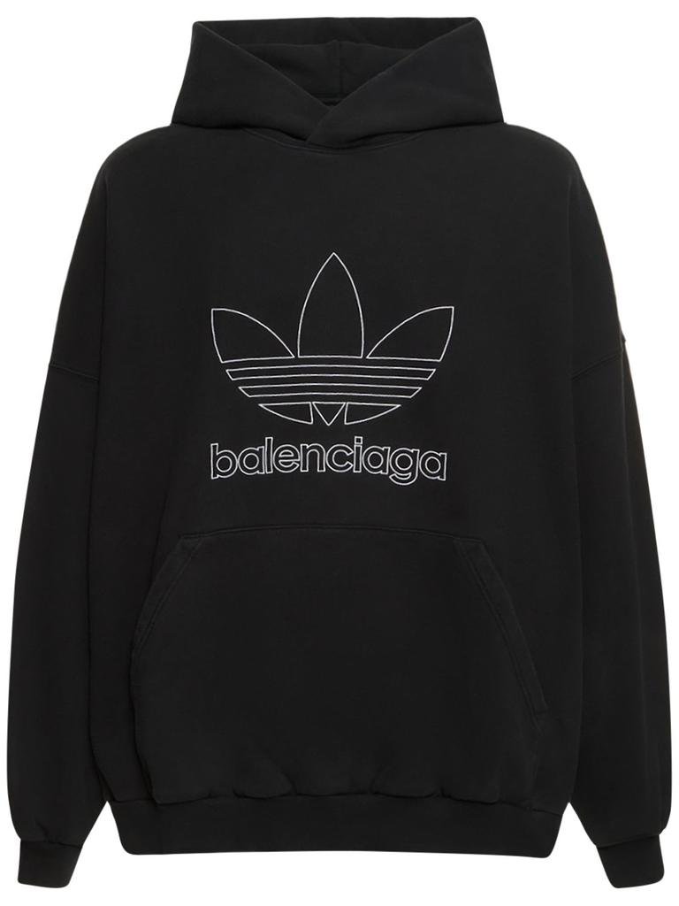 BALENCIAGA Adidas Cotton Hoodie