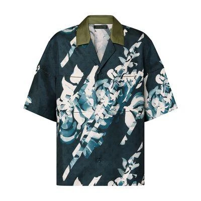Louis Vuitton Monogram Printed Short-Sleeved Silk Shirt 1