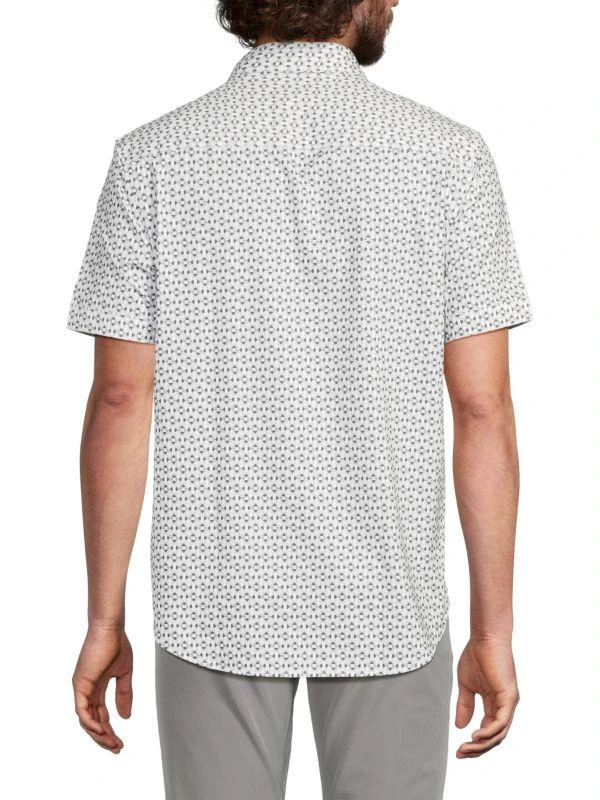 BUGATCHI Print Short Sleeve Shirt 2