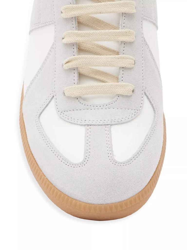 MAISON MARGIELA Replica Leather & Suede Sneakers 4
