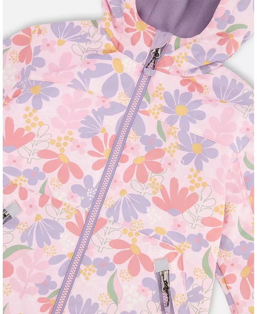 Deux par Deux Big Girls Two-Piece Mid-Season Outerwear Set Flower Print 6