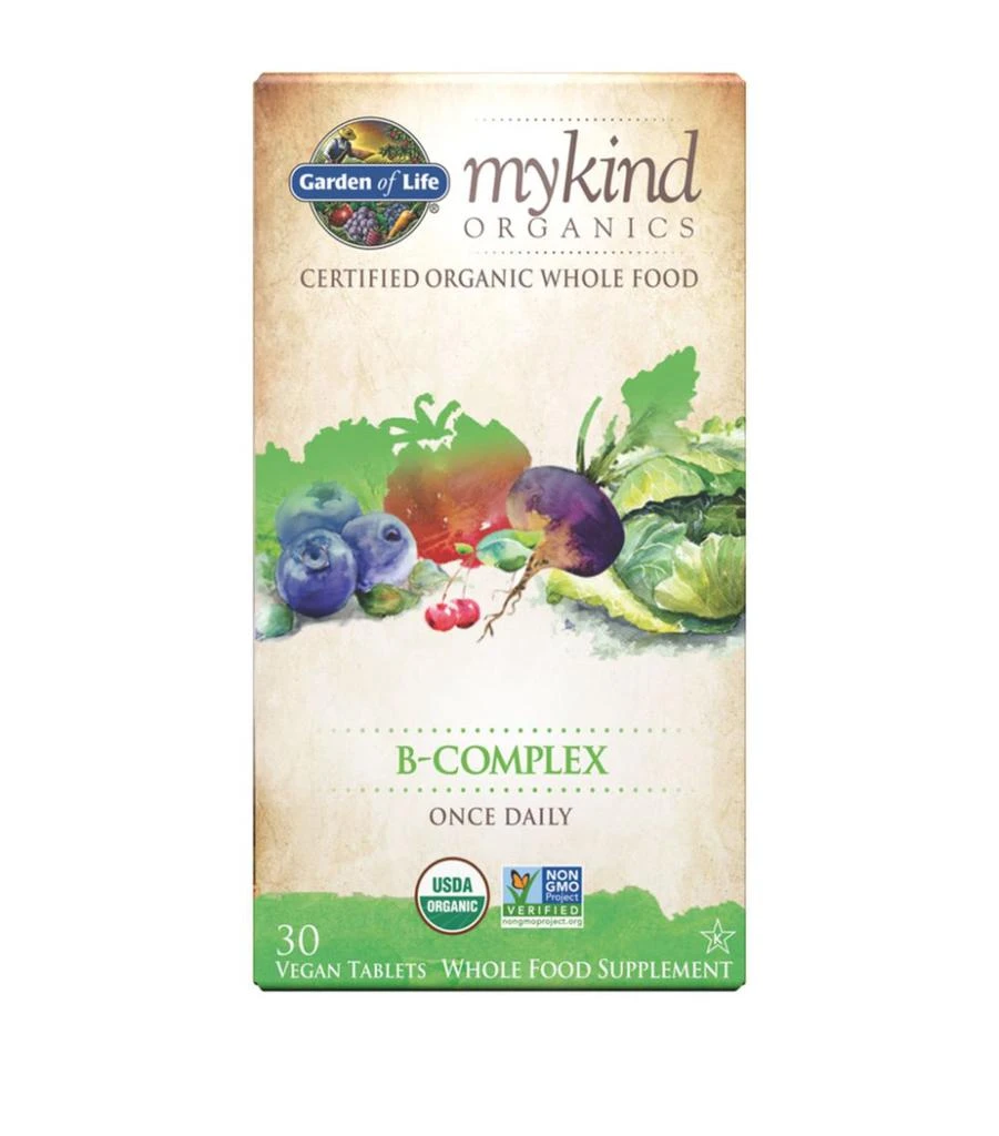 Garden of Life My Kind Organics B-Complex Food Supplement (30 Tablets) 1