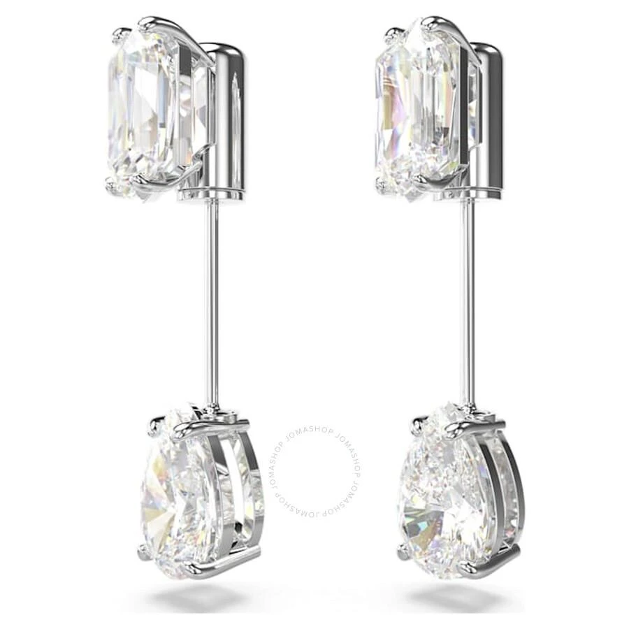 Swarovski Rhodium Plated Mesmera Bar Earrings 2