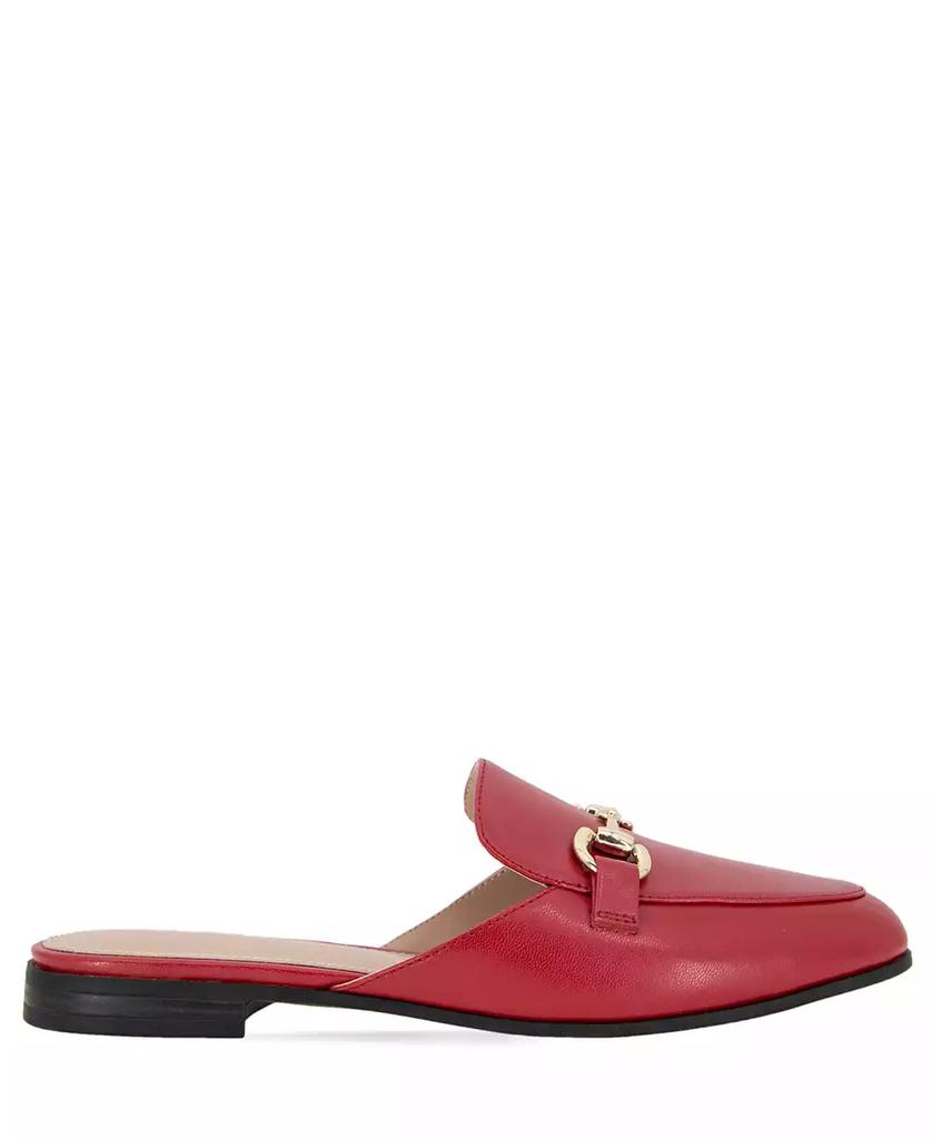 BCBG Women's Zorie Tailored Slip-On Loafer Mules