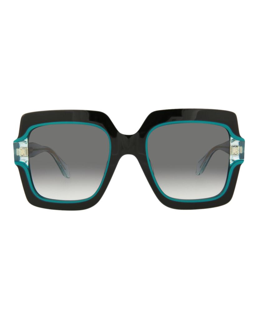 Just Cavalli Square-Frame Acetate Sunglasses