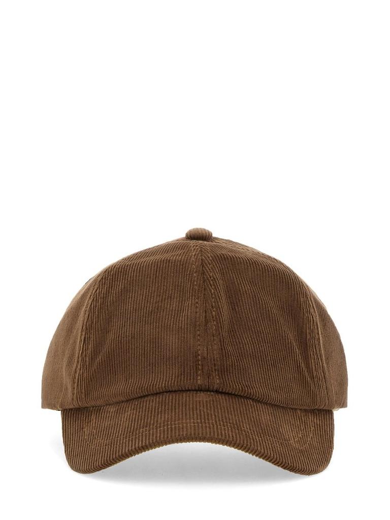 JACQUEMUS ブラウンフリンジキャップ JACQUEMUS - ショートブリムキャップ / ブラウン / 25aw new
