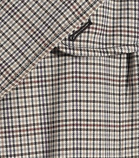 Gabriela Hearst Lorna checked wool trench coat 4