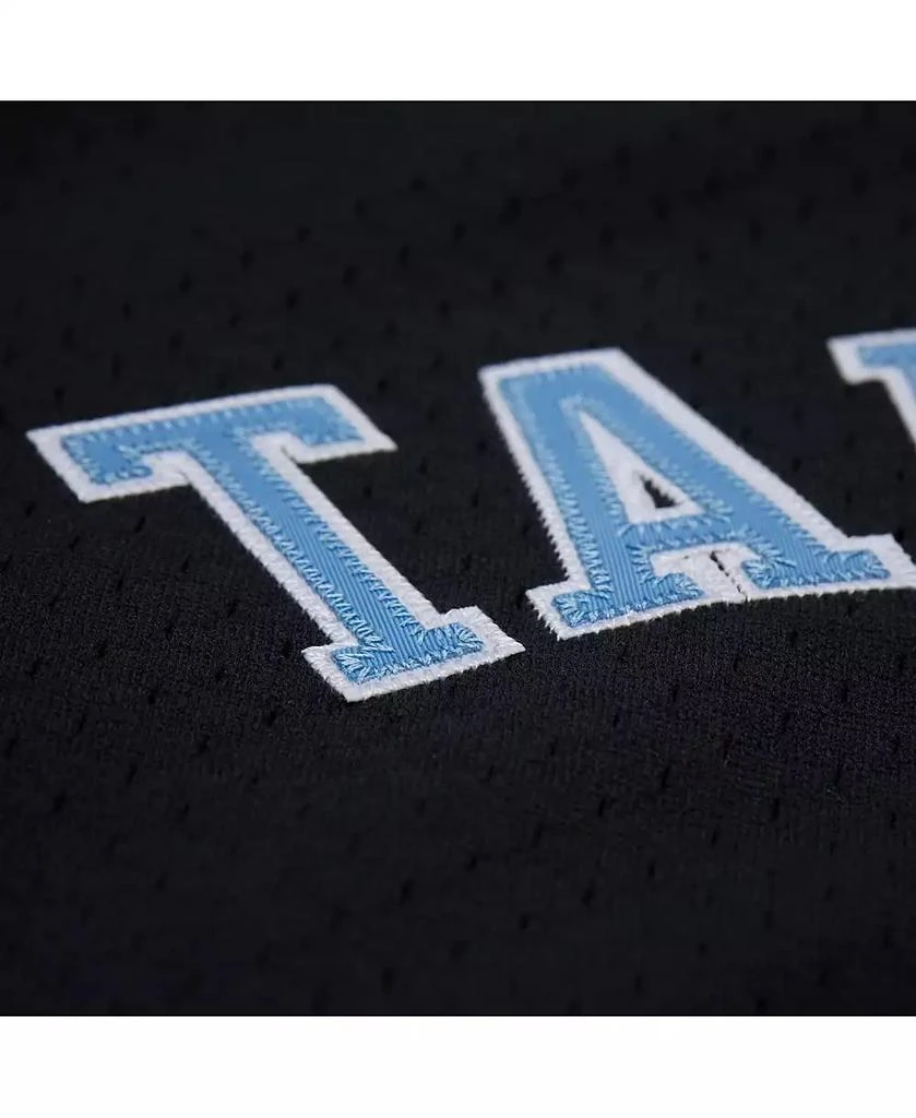 Mitchell & Ness Men's Black North Carolina Tar Heels On The Clock Full-Button Fashion Jersey 4
