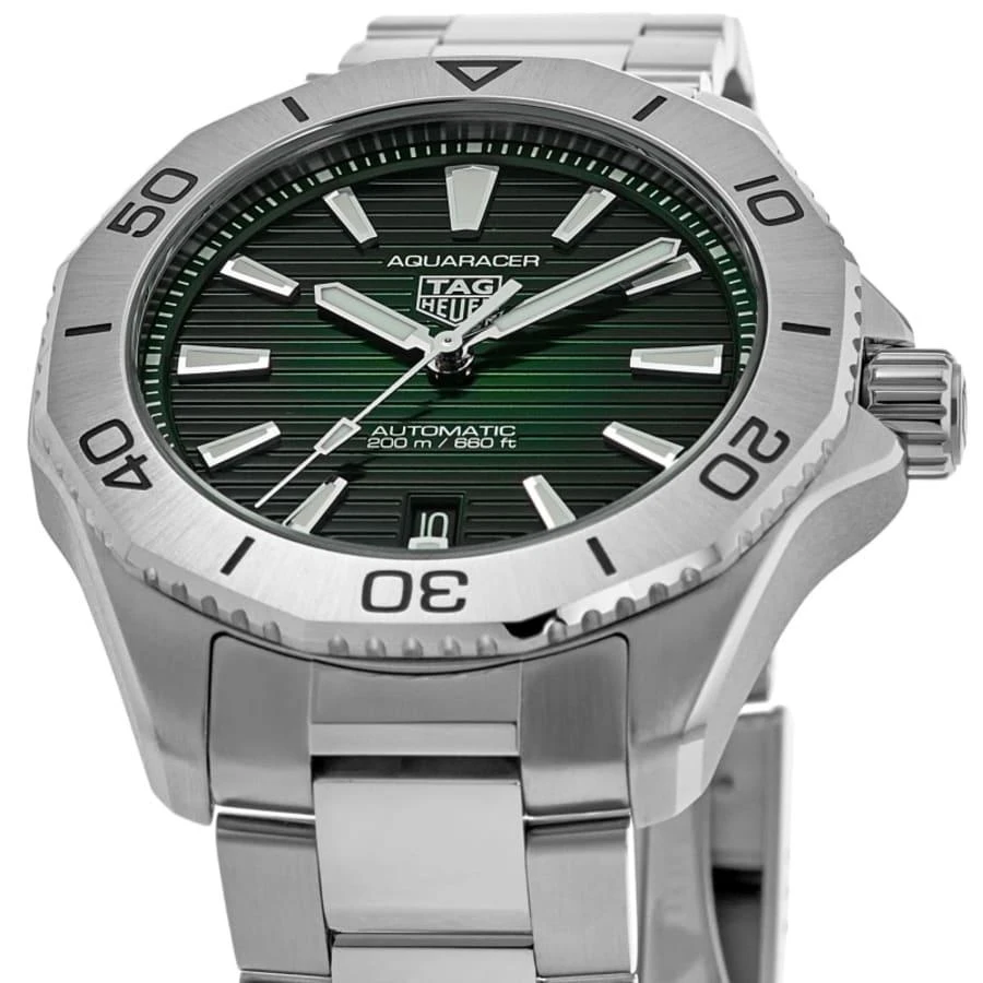 TAG Heuer Aquaracer Professional 200 Green Dial Steel Men's Watch 2