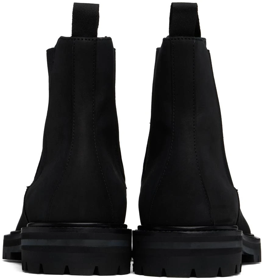 NEW! $990 Officine Creative Joss Black Chelsea Lug Sole Pull On Boots 42 9.5 Officine Creative - Joss Leather Boots - Black Officine Creative main image 3