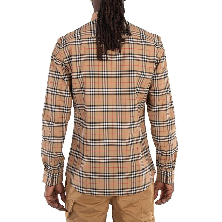 Burberry Small Scale Check Stretch Cotton Long-sleeve Shirt 3