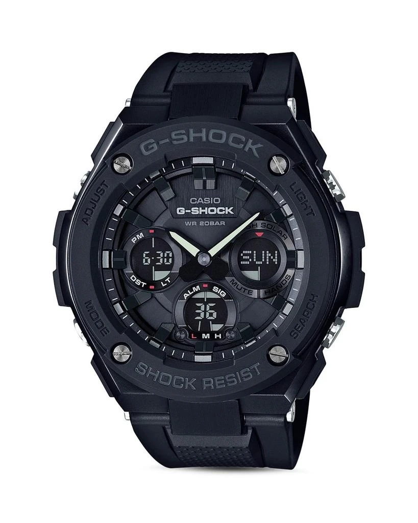 G-Shock Analog and Digital Combo Solar Strap Watch, 55.2mm 1