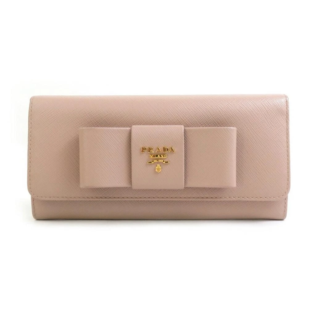 Prada Leather Long Wallet (Bi-Fold) (Pre-Owned) 1