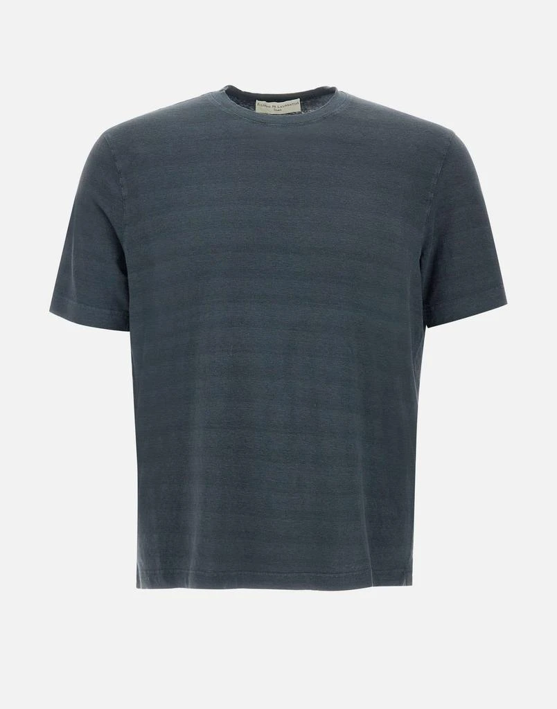 FILIPPO DE LAURENTIIS Linen t-shirt 1