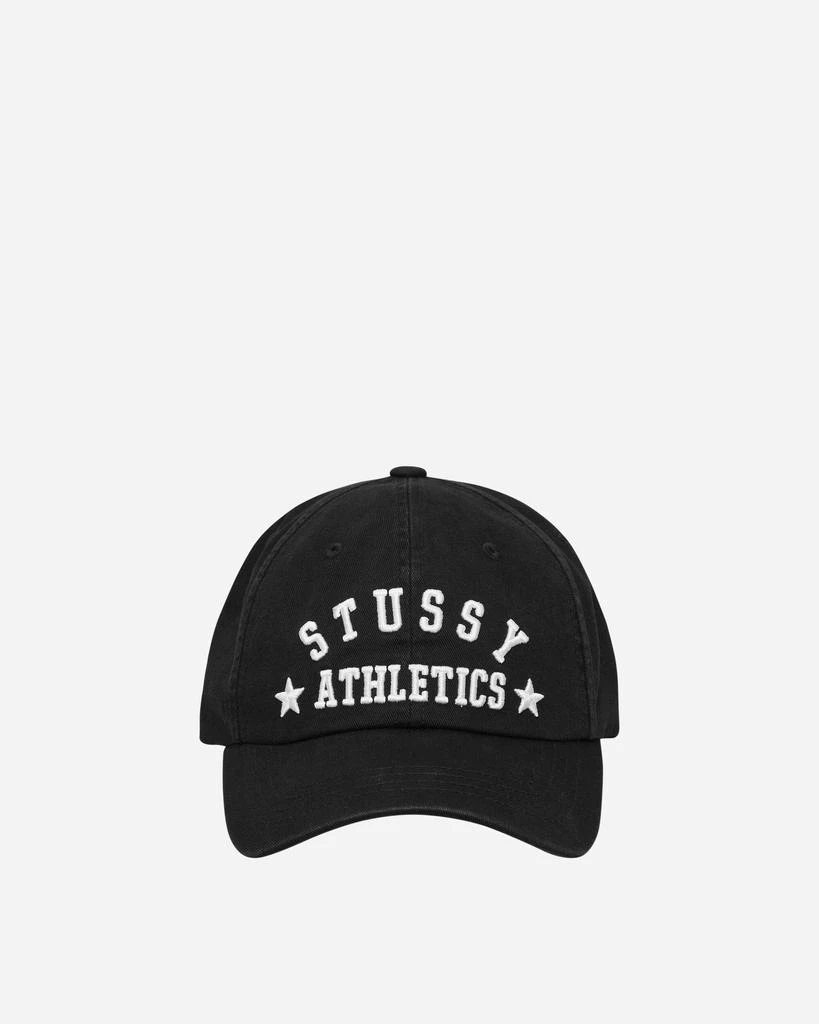 STUSSY Athletics Strapback Cap Black 1