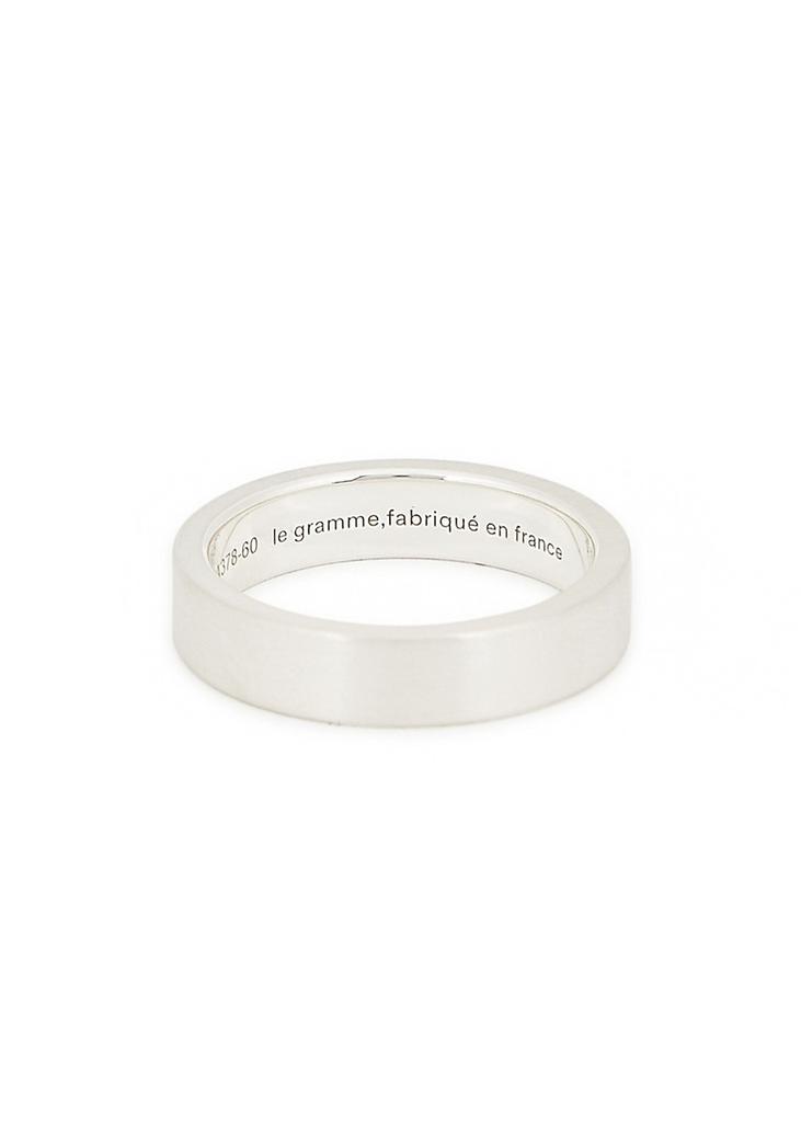 LE GRAMME 7g brushed sterling silver ribbon ring 58-Q-1-2