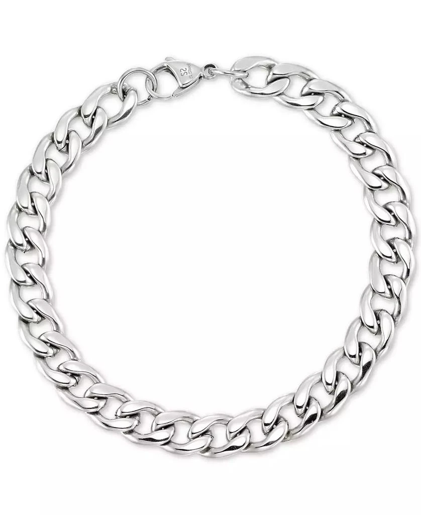 LEGACY for MEN by Simone I. Smith Curb Chain Bracelet in Stainless Steel 1