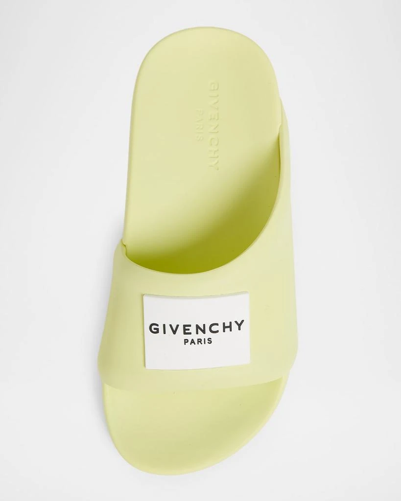 Givenchy Logo Label Slide Sandals 6