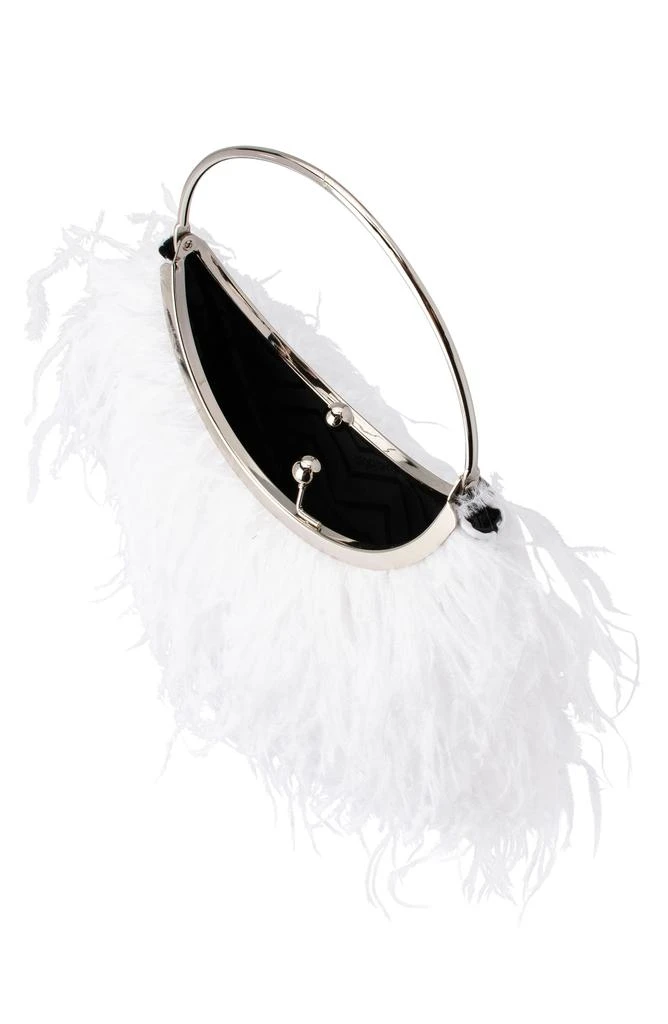 Olga Berg Penny Feathered Frame Bag 3