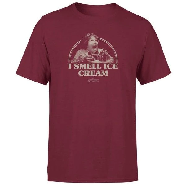 Original Hero The Goonies I Smell Ice Cream Men's T-Shirt - Burgundy 1