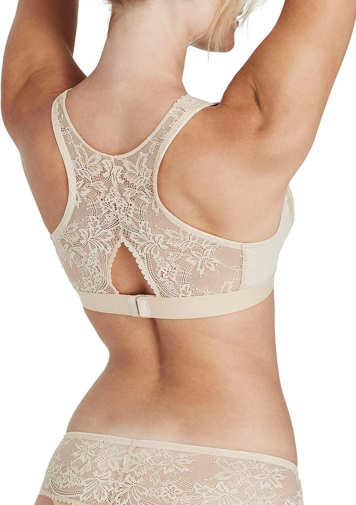 Bali Comfort Revolution® Comfy Glam™ Plunge Lace Wirefree Bralette 2
