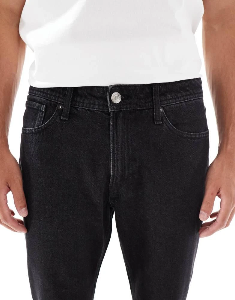 JJ Rebel JJ Rebel Noah straight jeans in black 4