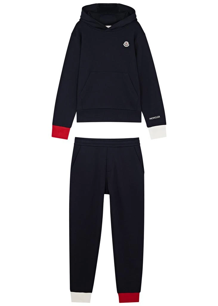 Moncler KIDS Hooded cotton tracksuit 1