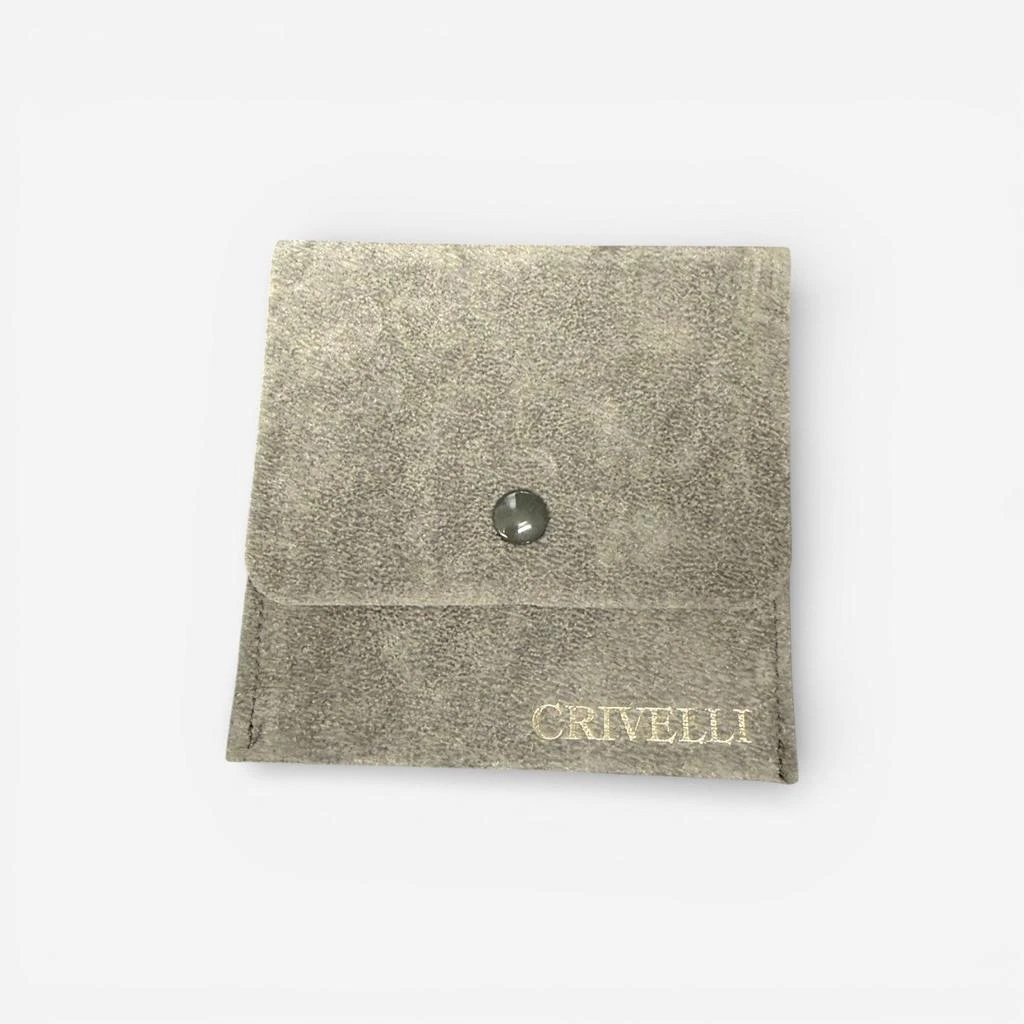 Crivelli Crivelli 18K Yellow Gold Diamond Oval Pave Elongated Hoop Earrings E0298E 5