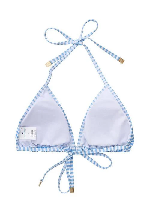 Snapper Rock Rock Sustainable Stripe Bikini Top 2