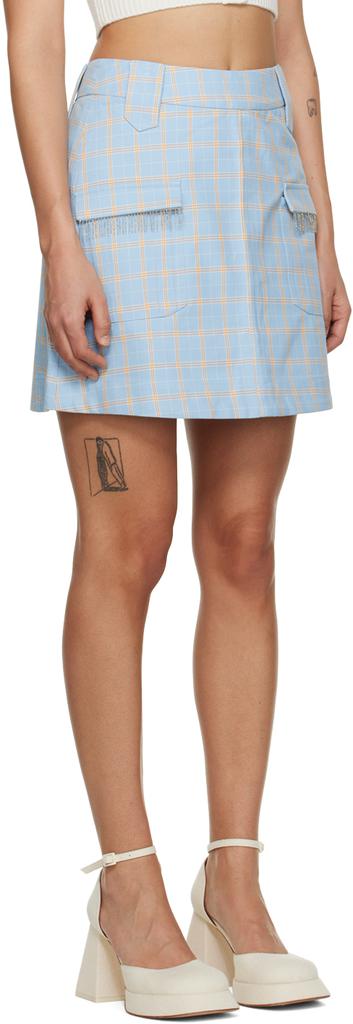 shrimps Blue Rose Miniskirt