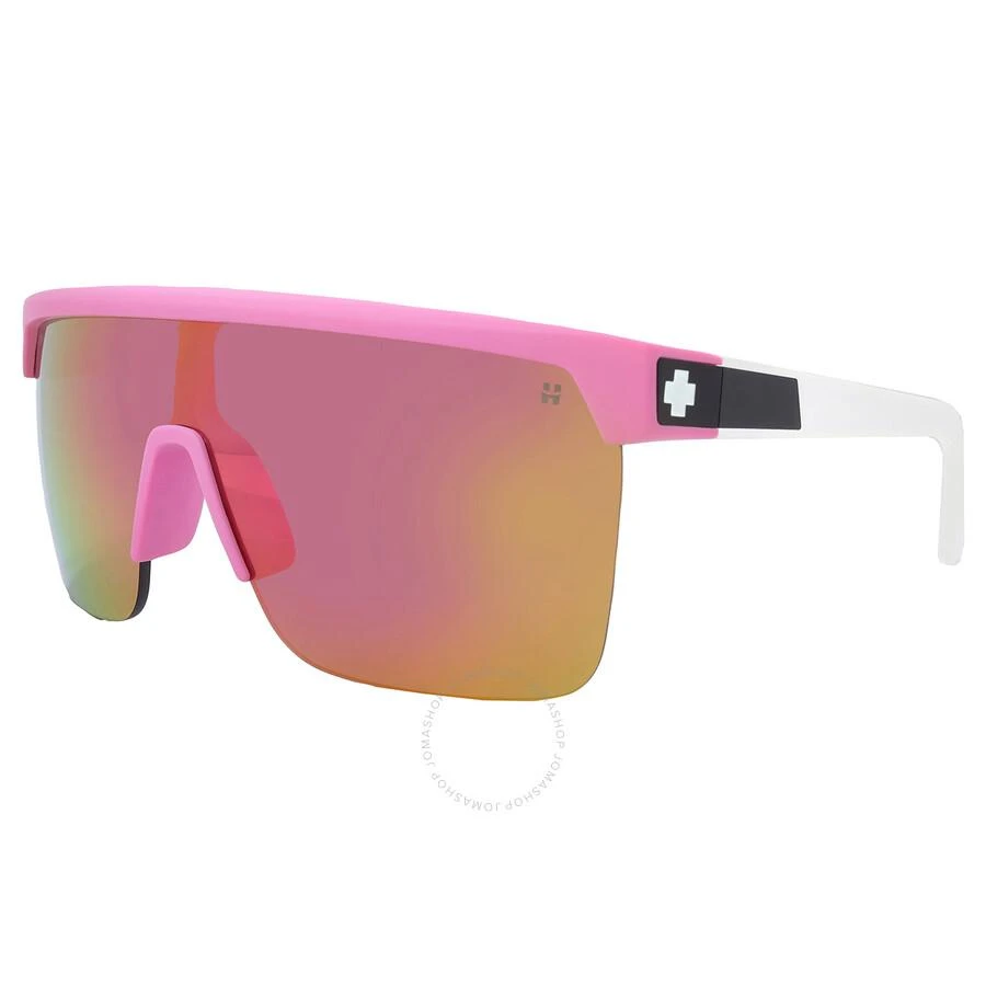 Spy FLYNN 5050 Happy Bronze Pink Mirror Shield Unisex Sunglasses 6700000000215 3