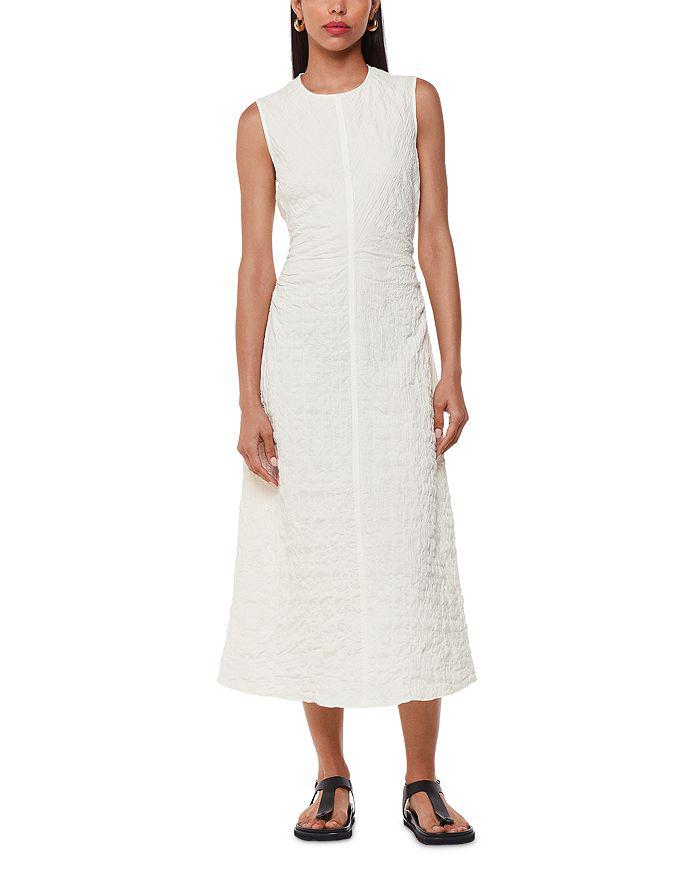 Whistles Lori Ruched Midi Dress