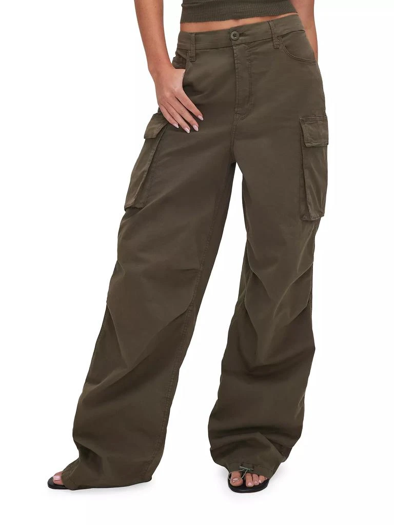 Good American Wide-Leg Cargo Pants 1