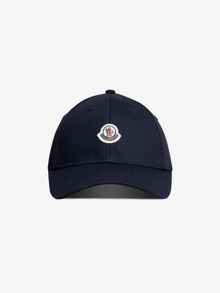 Moncler Moncler Enfant Boys Cotton Logo Baseball Cap in Navy