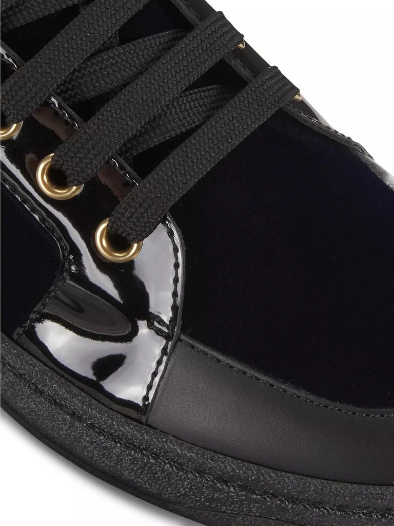 Giuseppe Zanotti GZ/94 Scarpa Uomo Velvet & Leather Sneakers 6