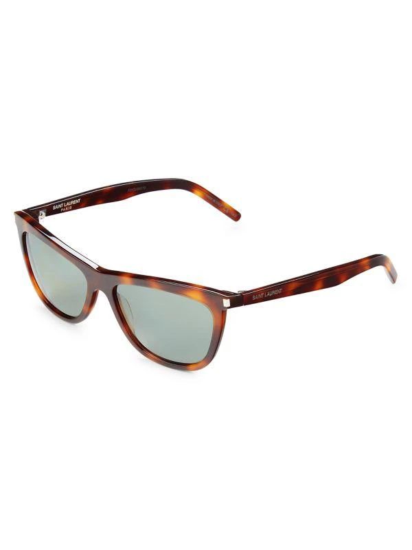 Yves Saint Laurent 58MM Rectangle Sunglasses 2