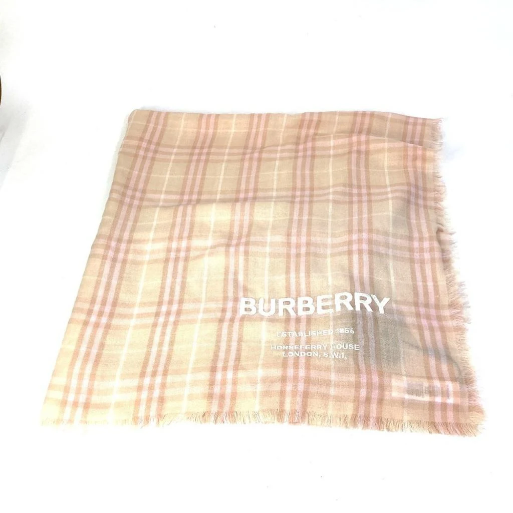Burberry pink Cashmere Stole (Pre-Owned)