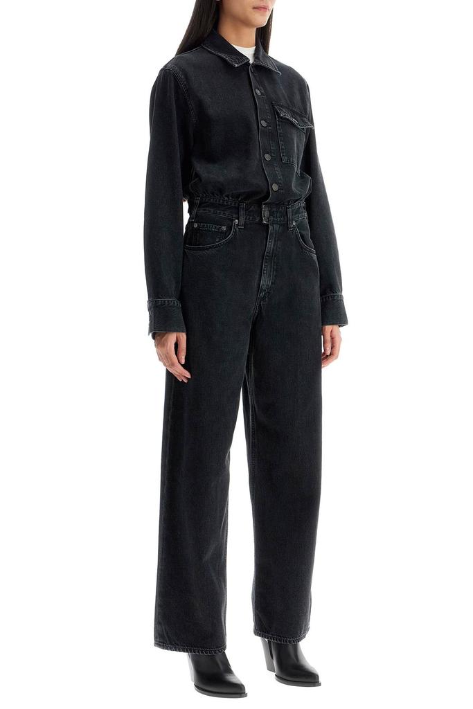 New Agolde store Black Denim Jumpsuit