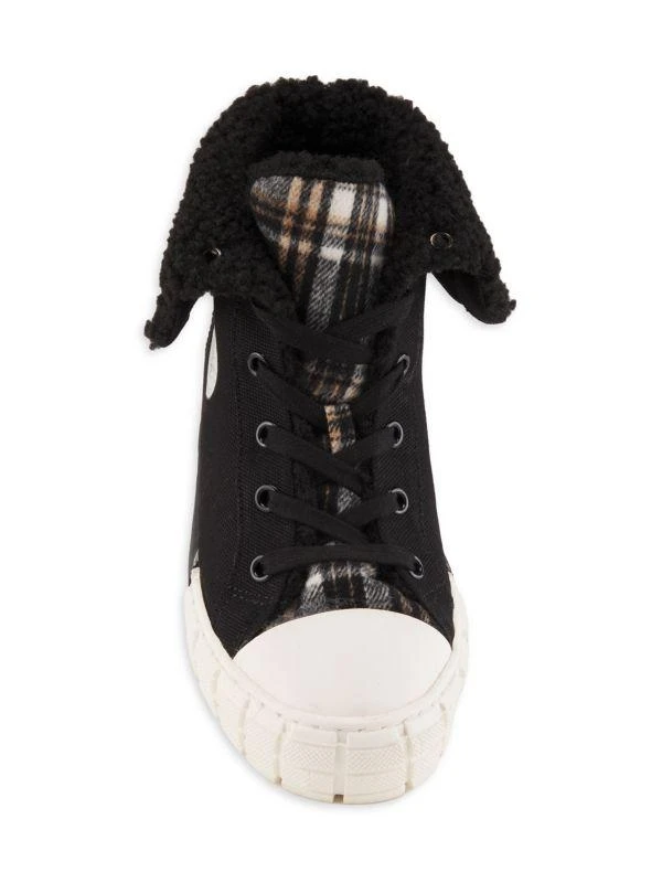 Circus NY by Sam Edelman Sophi 25MM Faux Shearling High Top Sneakers 5