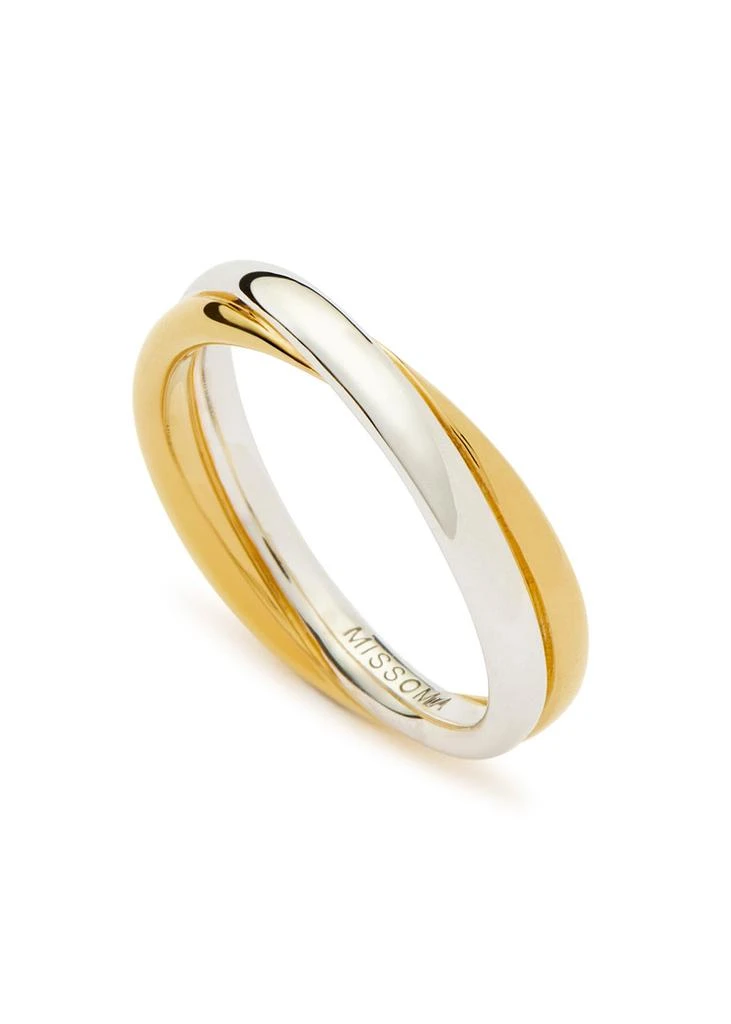 Missoma X Lucy Williams Entwine two-tone ring  3