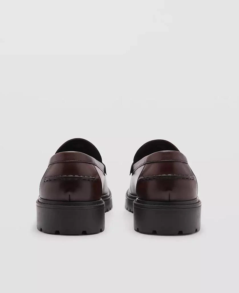Mango Men's Leather Penny Loafers 2