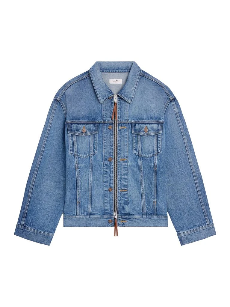 Celine TRUCKER JACKET IN COTTON DENIM