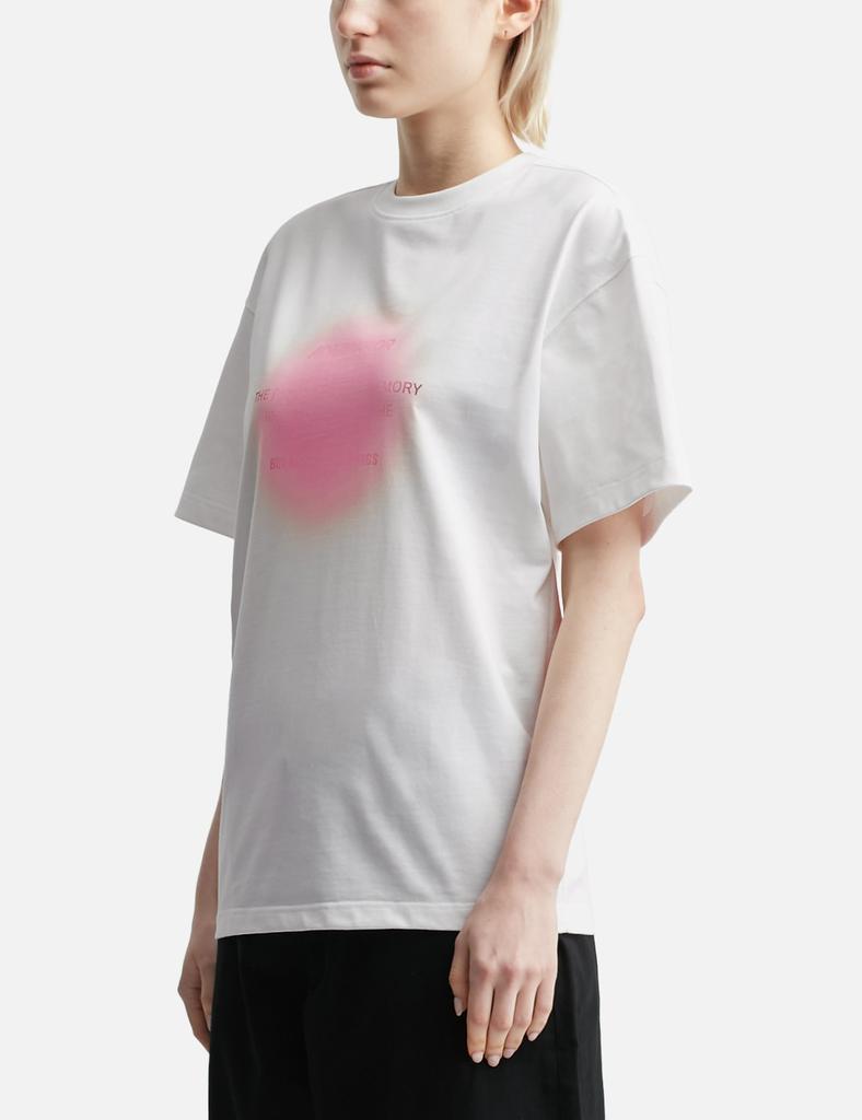 ADER error Pink Graphic Semi-oversized Fit T-shirt