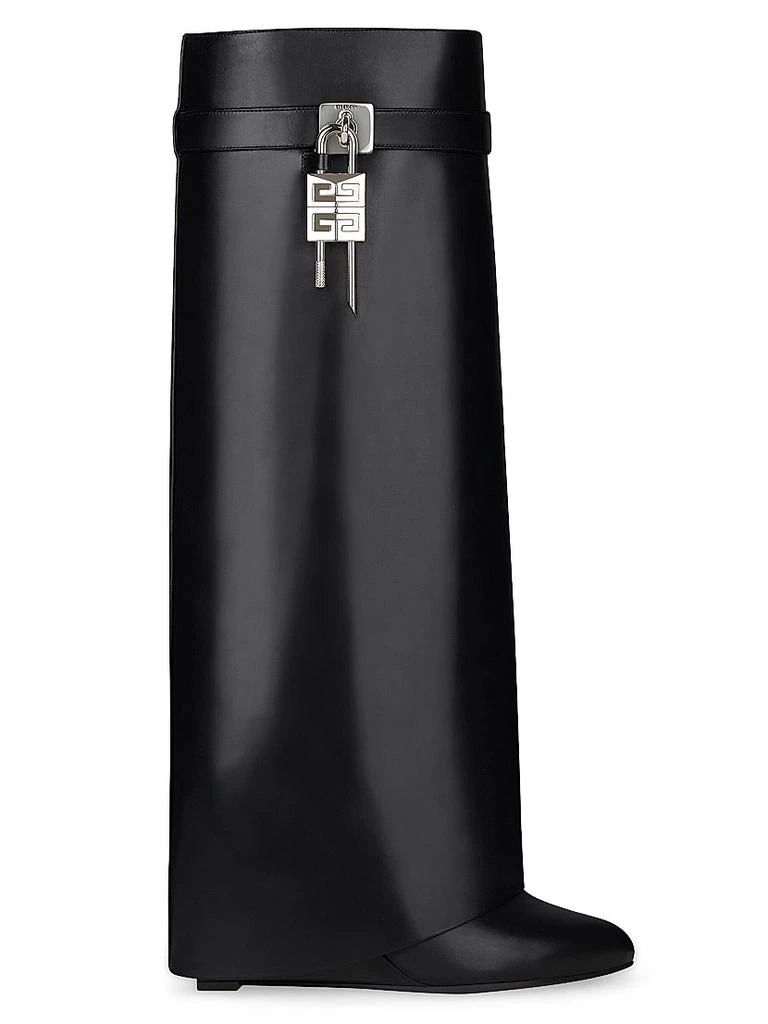 Givenchy Shark Lock Boots in Leather 1