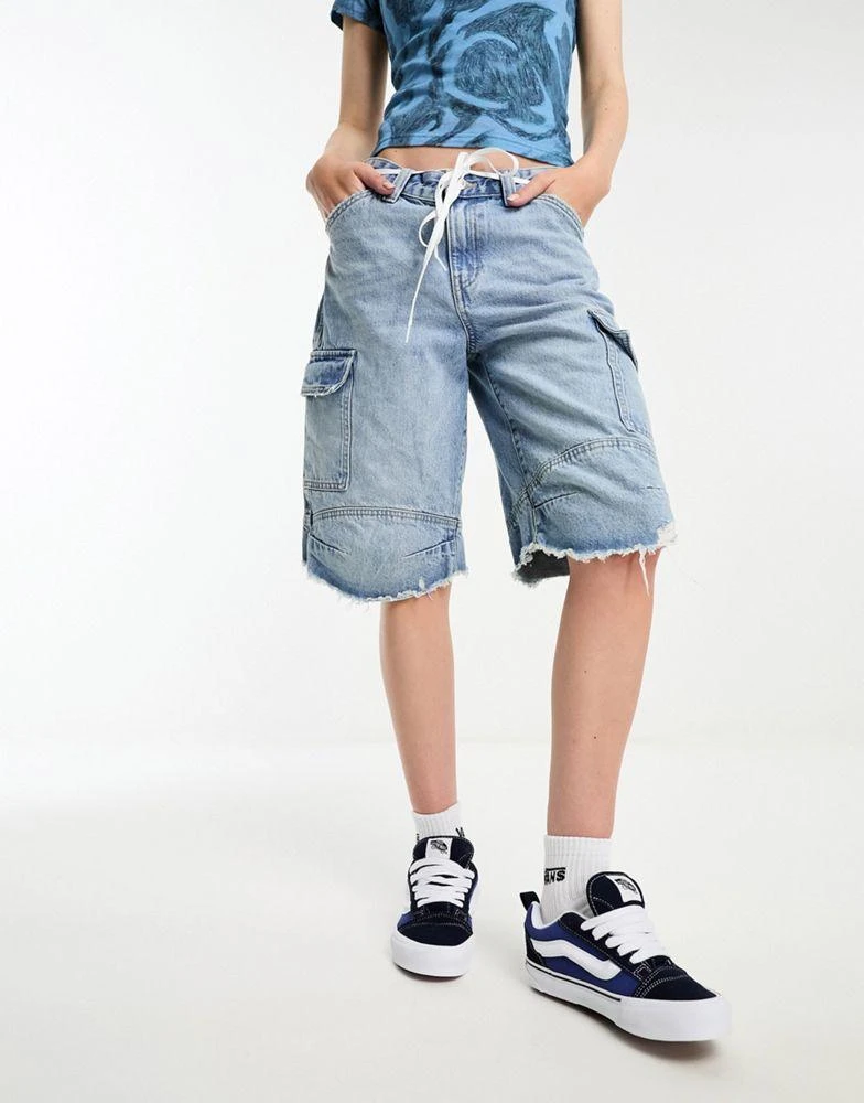 Vans Vans Knu Skool chunky sneakers in navy and white - NAVY 3