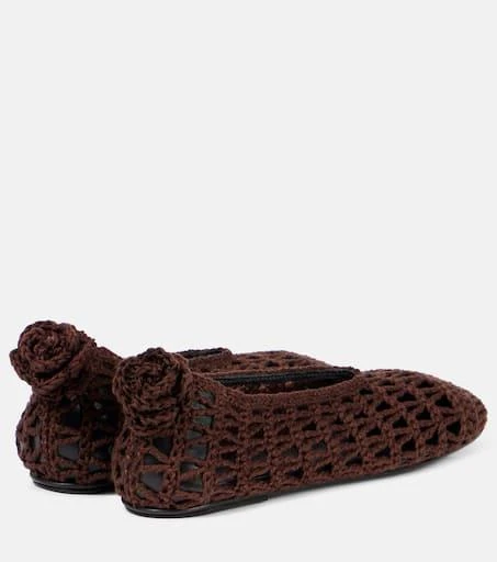 Magda Butrym Crochet ballet flats 2