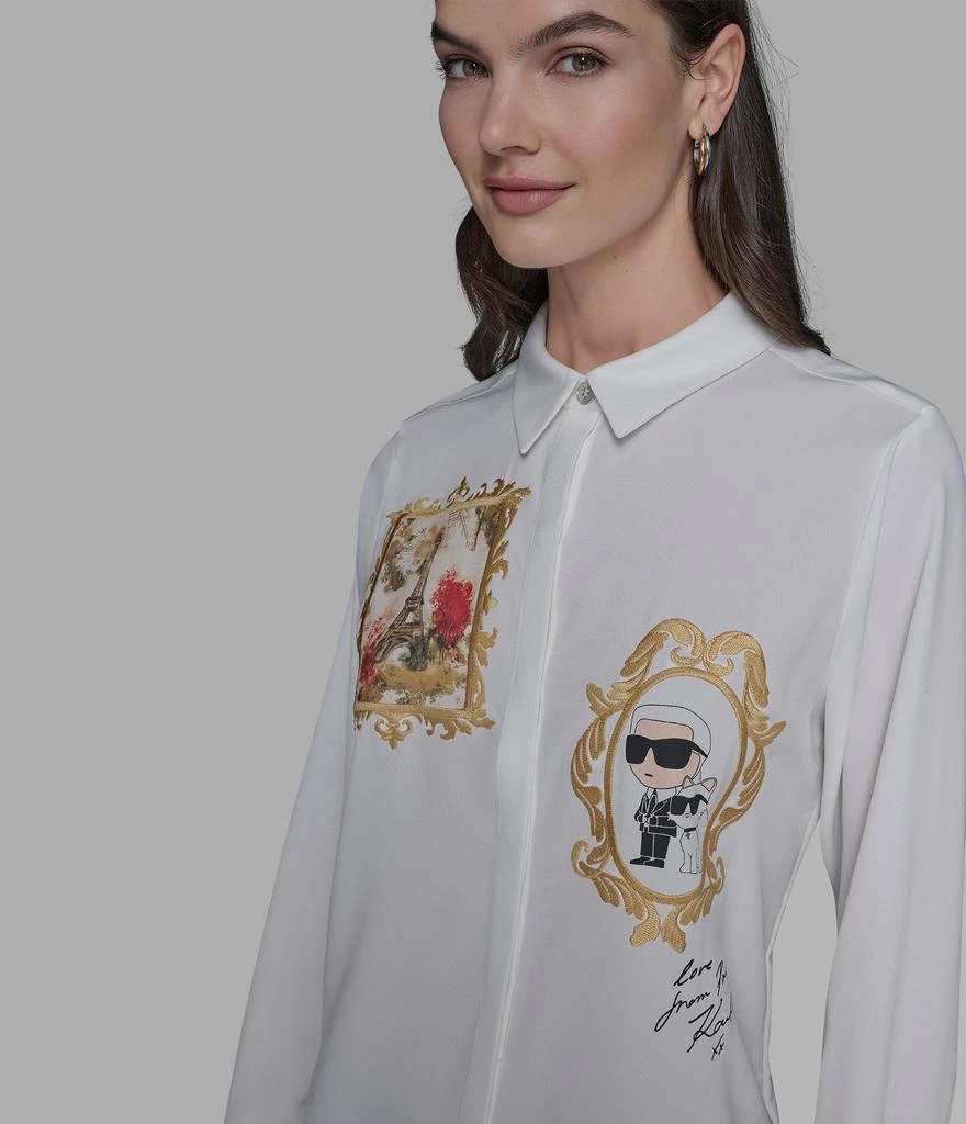 Karl Lagerfeld Paris ROCOCO SOFT BLOUSE 5