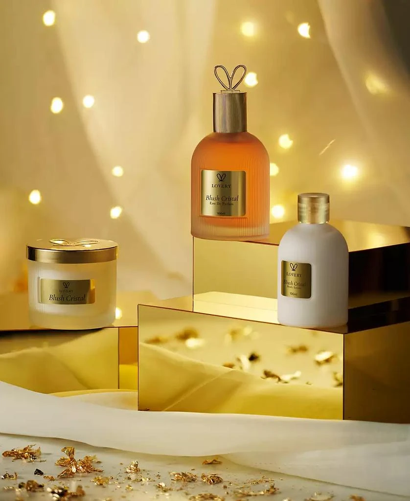 Lovery Blush Cristal Soy Candle, 11 oz. 5