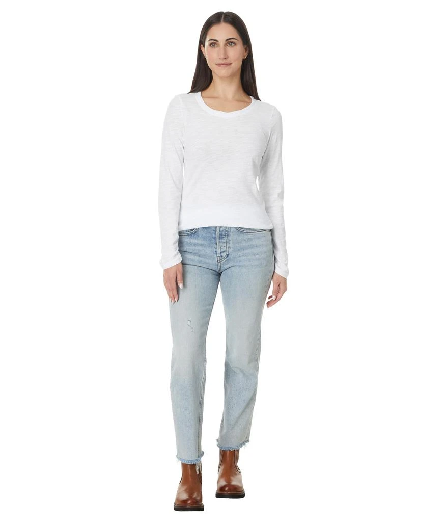 Mod-o-doc Long Sleeve Twisted Scoop Neck Tee 4